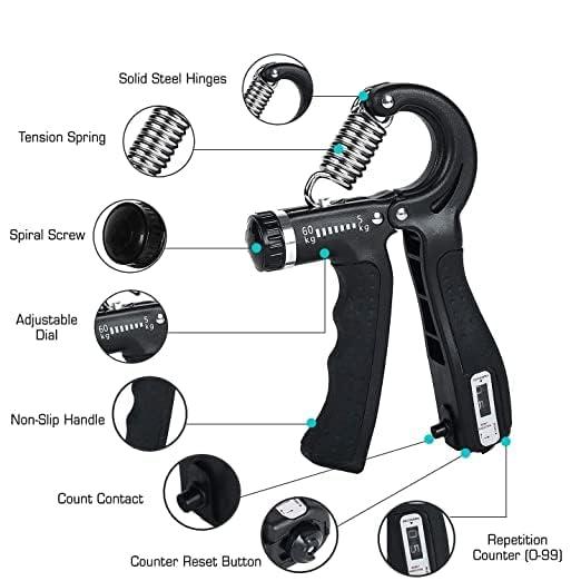 Adjustable Spring Hand Grip Strengthener